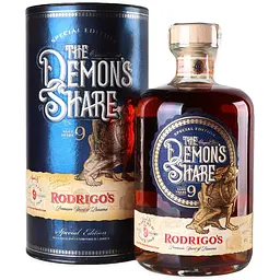 Ром The Demon's Share Rodrigo's Reserve 9 років 40% 0.7 л