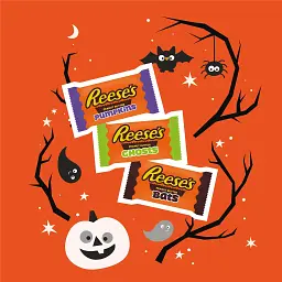 Шоколадні цукерки Reese's Halloween Assorted з арахісовим маслом 408г - мініатюра 2