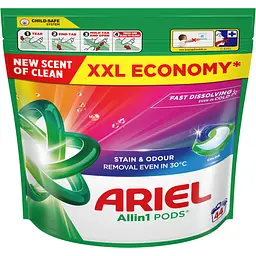 Капсули для прання Ariel Все-в-1 Для кольорових речей 44 шт. - мініатюра 2