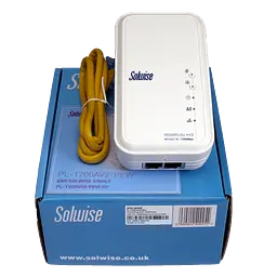 Маршрутизатор Powerline Solwise WiFi 1200AV Smart Link домашній штекер Mimo 11b/g/n/ac - мініатюра 3