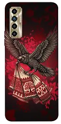 TPU чохол Demsky Raven для TECNO Camon 17P