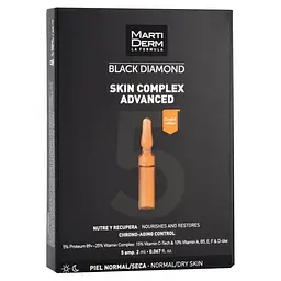 Ампули MartiDerm Black Diamond Skin Complex Advanced, 5х2 мл