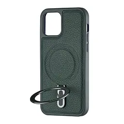 Чохол Jinduka Leather Ringo iPhone 12 Pro Green - мініатюра 4