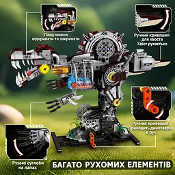 Конструктор динозавр Спінозавр Mechanical Spinosaurus від для дітей та дорослих,  742 деталі - мініатюра 4