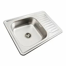 Кухонна мийка з нержавіючої сталі Valeso 7050 декор (0,8/180 мм), Decor