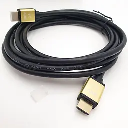 Кабель 4K HDMI to HDMI HDTV 4K x 2K шнур із підтримкою Ethernet Ultra HD 4K 3м чорний - мініатюра 2