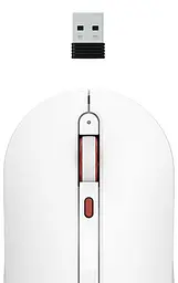 Миша комп'ютерна Xiaomi MiiiW Wireless Mute Mouse (MWMM01) White - мініатюра 2