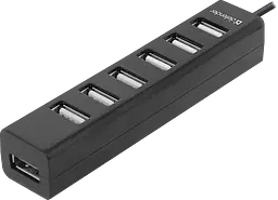 USB-хаб Defender Quadro Swift 7xUSB 2.0 (83203) (6358251)