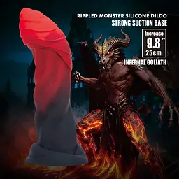 Фалоімітатор Power Monsters Infernal Goliath, 25 см (мульті) - мініатюра 6