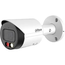 IP камера циліндрична Dahua Smart Dual Light зі звуком та SD карткою DH-IPC-HFW2249S-S-IL (2.8мм) 2 Mп