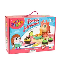 Набір для творчості ліплення Містер тісто Forest adventure Strateg українською мовою (41034)