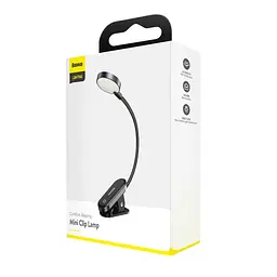 Лампа-кліпса Baseus LED Comfort Reading Mini Clip Lamp на прищіпці - мініатюра 7