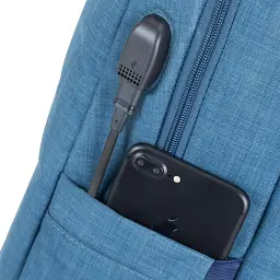 Рюкзак для ноутбука RivaCase 17.3" 8365 Blue (8365Blue) - мініатюра 10