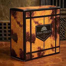 Чоловічий ремінь з натуральної шкіри Tony Perotti Cinture 0106 moro (90340) Коричневий - мініатюра 5