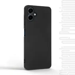 Чехол-накладка для смартфона Samsung Galaxy A06 (A065), противоударный, силиконовый, термополиуретановый (ТПУ), с защитой камеры и корпуса, черный, защита всего корпуса, ArmorStandart (ARM80139) - мініатюра 2