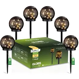 Набір димчастих куль Lumiled Gloris 10 см 6 шт.