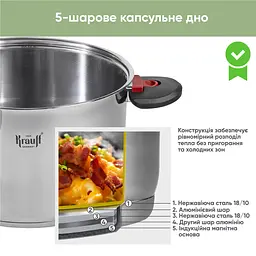 Набір із 2-х каструль Prime Chef 4,7л та 6,1л + Ємність для олії та оцту 300мл - мініатюра 6