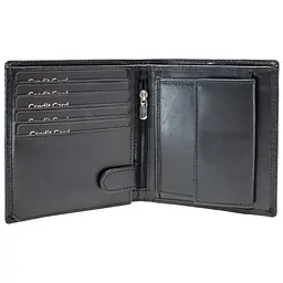 Портмоне чоловіче шкіряне Semi Line RFID Black (P8268-0) - мініатюра 2