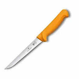 Кухонний ніж Victorinox Swibo Boning лезо 18см прямий з жовт. ручкою - мініатюра 2