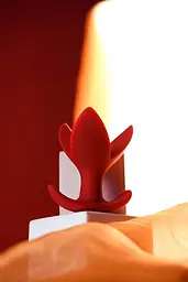 Анальна пробка ToDo Expander Plug Flower 9 см (червоний) - мініатюра 8