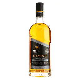 Віскі M&H Elements Red Wine Cask Single Malt Whisky 46% 0.7 л в подарунковій коробці - мініатюра 2