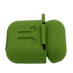 Чохол для навушників Apple AirPods Silicone Case with carbine [Army Green] [41685] - мініатюра 3