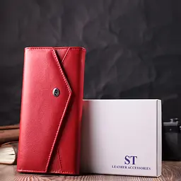 Жіночий шкіряний гаманець ST Leather 19х9,5х2 см acs0028474 - мініатюра 8