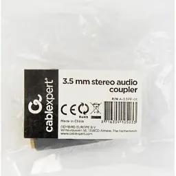 Перехідник F 3.5 мм / F 3.5 мм Cablexpert (A-3.5FF-01) - мініатюра 2
