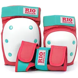 Захист Rio Roller Triple Pad Set L Червоний - мініатюра 3