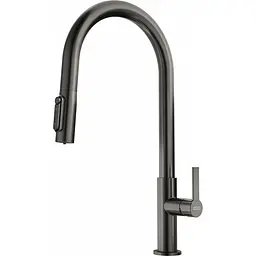 Franke Змішувач для кухні Maris Slim J Clear Water, довж.виливу - 221 мм, поворотний, 1+1 фільтр, латунь