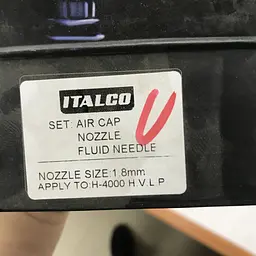 Сопло змінне для фарбопульта H-4004. діаметр 1.8 мм Italco hoz0006731 - мініатюра 4