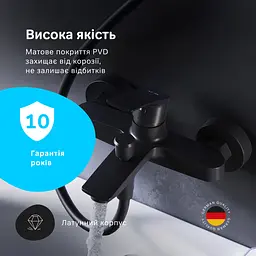 Змішувач для ванни AM.PM Pride black F7C10022 - мініатюра 4