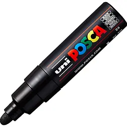 Маркер Uni Posca чорний 4.5-5.5 мм (PC-7M BLACK)