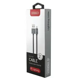 Дата кабель USB 2.0 AM to Lightning 2.0m CBGNYL2 grey Intaleo (1283126477669) - миниатюра 2
