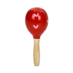 Дитяча дерев'яна іграшка Маракас Bambi MD 0361-8 розмір 12,5 см