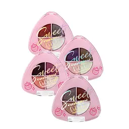 Набір палеток оксамитових тіней 4 відтінку DoDo Sweet Basic Eyeshadow D3288 (4 шт. в асортименті)