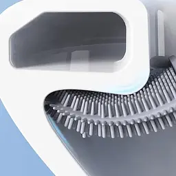 Туалетний йоржик із гнучкою силіконовою щіткою / Йоржик для унітазу - мініатюра 2