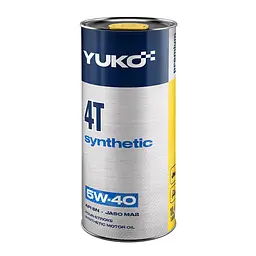 Автомобільна моторна олива YUKO SYNTHETIC 4T 5W-40, API SN 1л