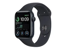 Смарт-годинник Apple Watch SE 2 GPS + Cellular 40mm Midnight Aluminum Case w. Midnight S. Band - S/M (MNTM3/MRG83/MRG63)