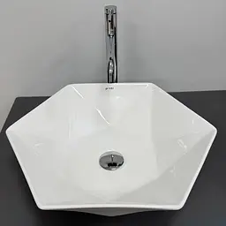 Умивальник VBI Rocazzo white накладний VBI-012624, Білий - мініатюра 5