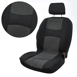 Модельні чохли 2+1 для Renault Traffic / Opel Vivaro / Nissan Primastar Чорно - сірі - мініатюра 4