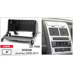 Перехідна рамка Dodge Journey Carav 22-1169 - мініатюра 2