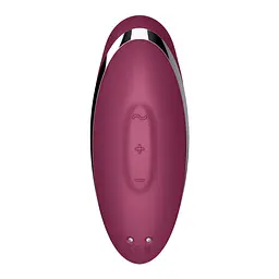 Вібростимулятор-пульсатор Satisfyer Tap & Climax 2 Red, ефект постукування пальцем - мініатюра 6