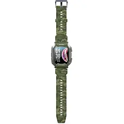 Смарт-годинник Lemfo C20 силіконовий ремінець Camouflage Green (16352-hbr) - мініатюра 4