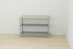 Банкетка універсальна Ferrum-decor Слайм 45x63x26 сірий ДСП Дуб Сонома 16мм (FRD-104082) - мініатюра 2
