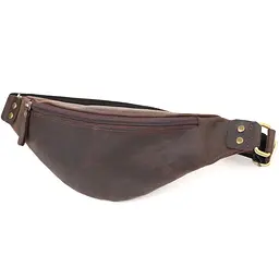 Чоловіча стильна бананка з натуральної vintage шкіри SHVIGEL 29х11х4,5 см sum0027449