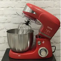Міксер планетарний - тістоміс DMS KM-1500 Red 5 л - мініатюра 3