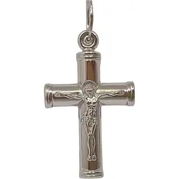 Срібний хрест Харківська ювелірна фабрика Розп'яття Христа. 3592-ПР