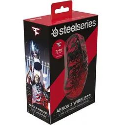 Миша SteelSeries Aerox 3 Wireless Faze Clan Edition Red (62609) [117472] - мініатюра 4