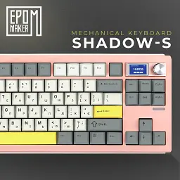 Клавіатура Epomaker Shadow-S Wisteria Linear Switch Pink (SHS-P-WL) [125693] - мініатюра 6